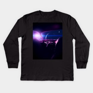 Space drive Kids Long Sleeve T-Shirt